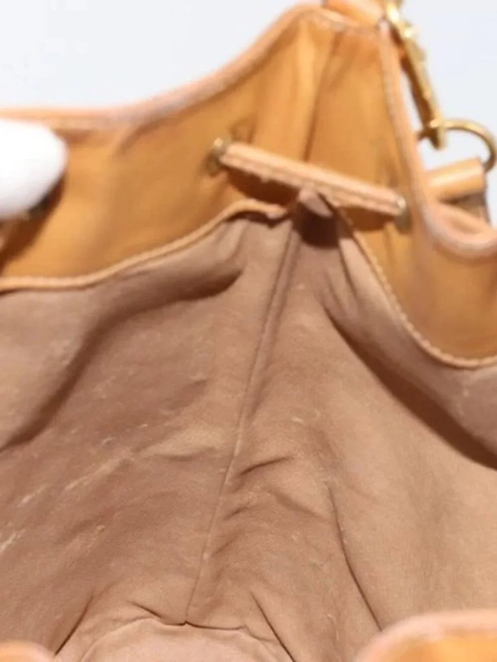 GUCCI Micro GG Supreme Web Sherry Line Bag PVC Beige 001 115 4793 Auth 182369 - Picture 12 of 16